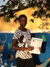 Divine with her ICDL coursework