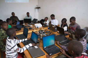 Tuesday's IT Class with Street Youth in Kigali