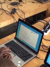 Working with donated laptops from the USA
