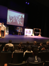 Skype between US and Rwanda students