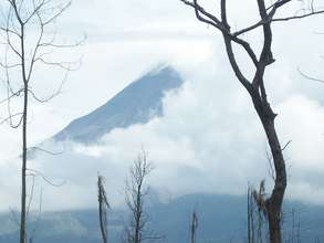 Mounth Merapi in Sleman Yogyakarta