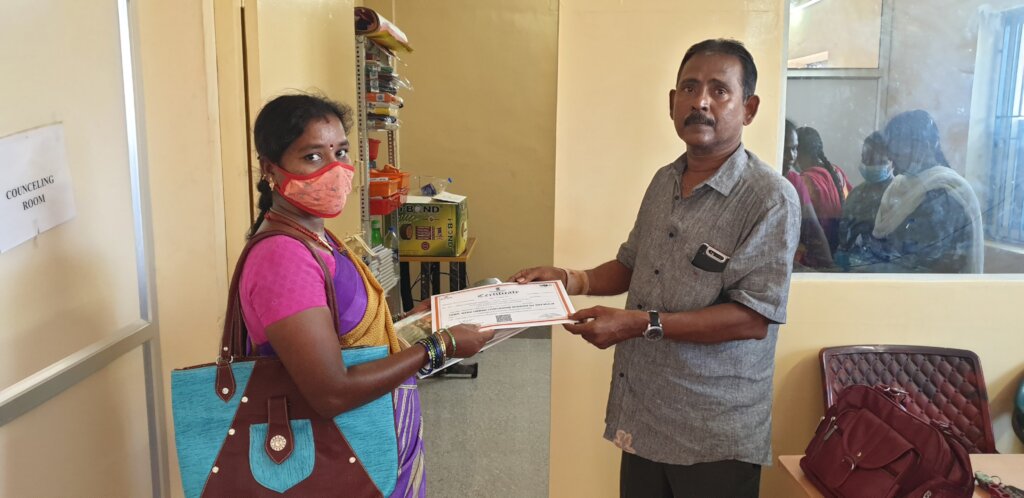 Certificate issue after training