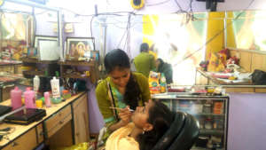 Self  beautician business