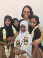 Fellow Trishima with her students