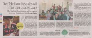 Khaja's story featured in New Indian Express
