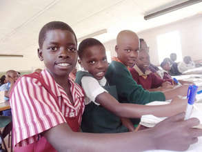 Kids during one of our school trainings.