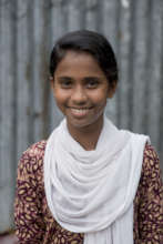 Thanks to you, Konka's in school where she belongs