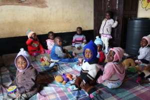Macheo Malnourished Children's playroom.