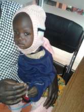 *Nyacaba during her visit to the hospital