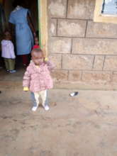 New clothes for winter and a full tummy!