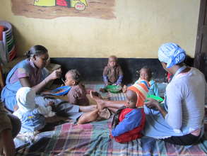 Daily meals for children under 4 years old