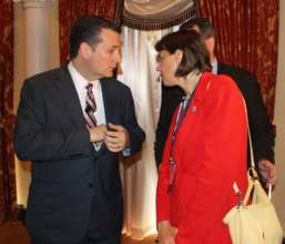 Our president with candidate Ted Cruz