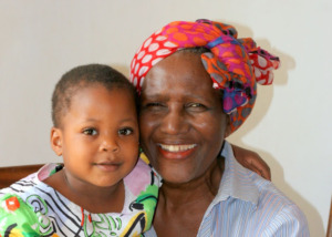 Stacy with Executive Director Kwamboka Okari
