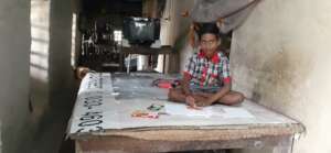 Ritwik* draws his wishes