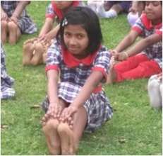 Diya in Physical training class