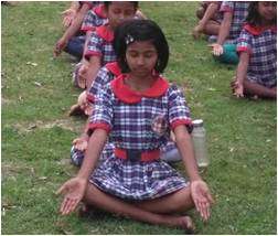 Diya in meditation session