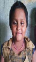 Nanda* in a timid & shy smile