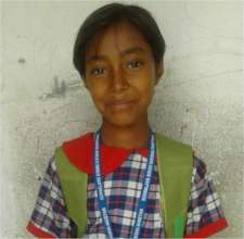Sinjini at the confident smile