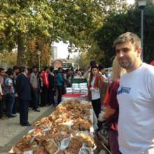 Bayrami "sofra" (lunch) for refugees in Belgrade