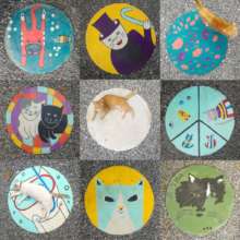 Cat Designs on Sponsored Slates