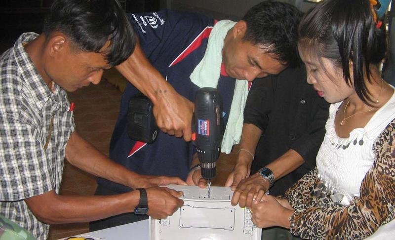 Training and Maintenance of Solar Clinics in Burma