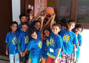 Happy kids at the Centre