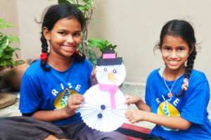 Children enjoying during summer workshop