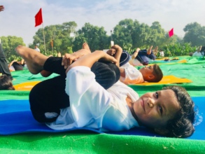 Practicing ancient heart of Yoga