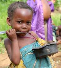 Mbuti child in Beka