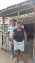 Ariel and Edith at their business