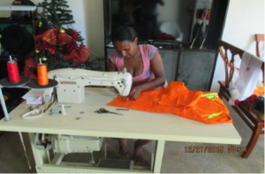 Our new beneficiary Candelaria (dressmaker)