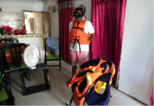 Juan's business and investment in new life vests