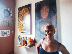 Georgina`s home made gallery art