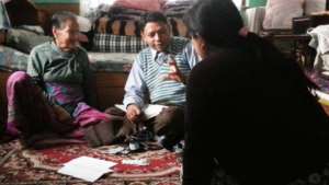Home visit by BTF hospice team