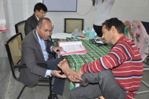 BTF team visiting patients in the field
