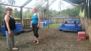 Donors visiting the rescue center