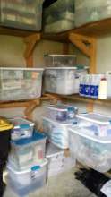 A storage room full of medical supplies