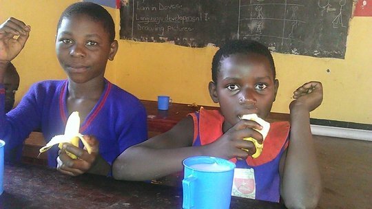 Provide lunch to 300 school children for a term