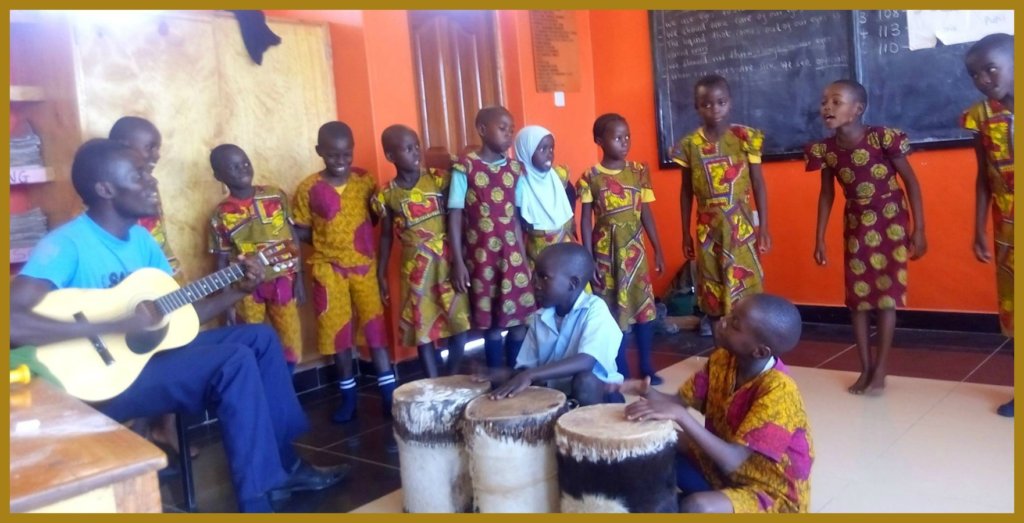 Music and Dance Lesson in Traditional Clothing