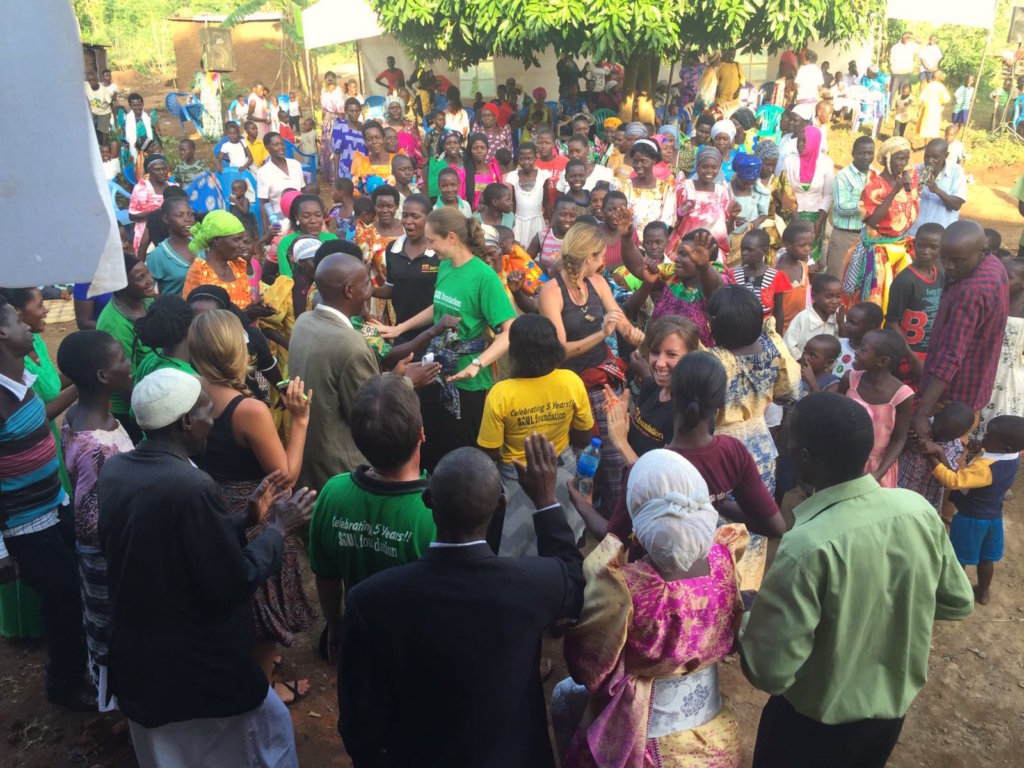 Community and staff celebrate the new initiative