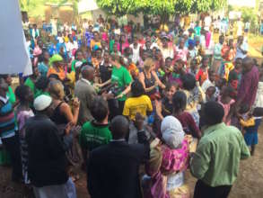 Community and staff celebrate the new initiative