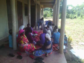 Agricultural class with a chicken cooperative