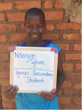 Sylivia, a S.O.U.L. sponsored student!