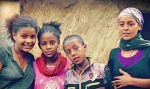 Biruktawit and her siblings