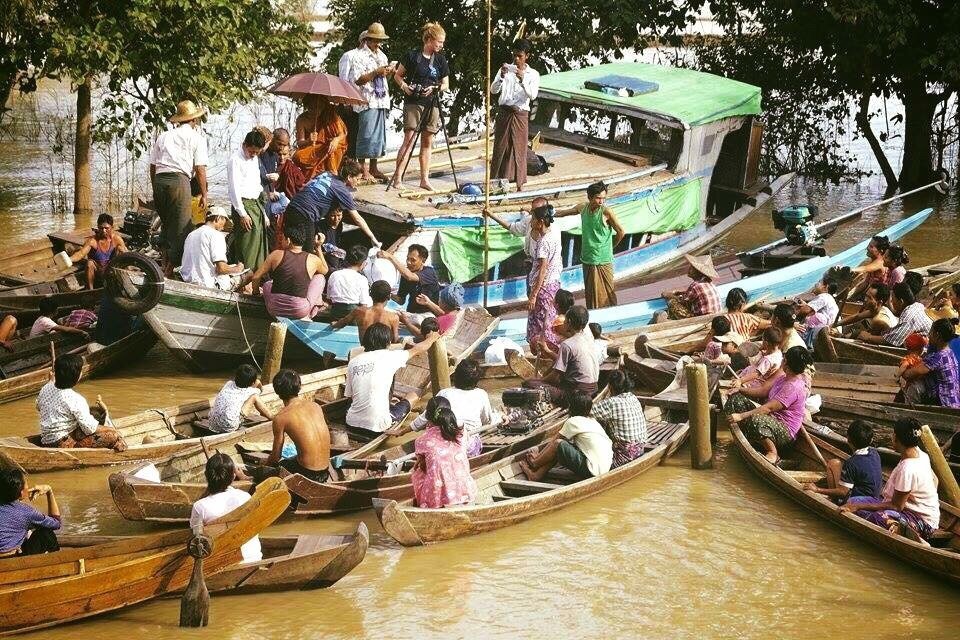 Flood relief for displaced communities in Myanmar