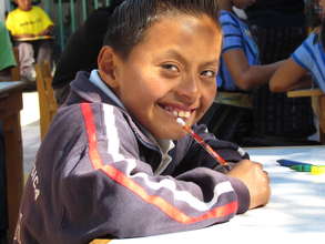 Writing stories and drawing is fun thinks Edgar.
