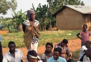 Community member sharing a personal experience