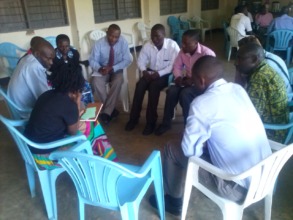 Group work during the training
