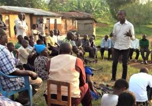 John the social worker leading the training