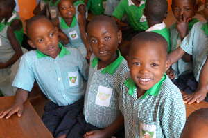 Students at Kutamba Primary School